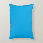 Solid Cyan Blue Background  Accent Kussen (Voorkant(Verticaal))