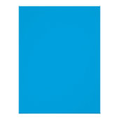 Solid Cyan Blue Background Perfect Poster (Voorkant)