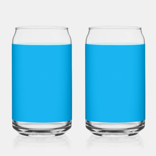 Solid Cyan Blue Background | Summer Minimal Style (Recto)