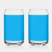Solid Cyan Blue Background | Summer Minimal Style (Verso)