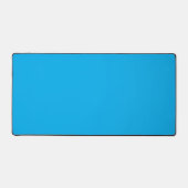 Solid Cyan Blue Background | Summer Minimal Style Bureaumat (Voorkant)