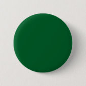 Solid dark hunter green ronde button 5,7 cm (Voorkant)