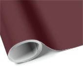 Solid dark red maroon cadeaupapier (Rol Hoek)