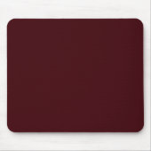 Solid dark red maroon muismat (Voorkant)