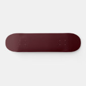 Solid dark red maroon skateboard (Horizontaal)