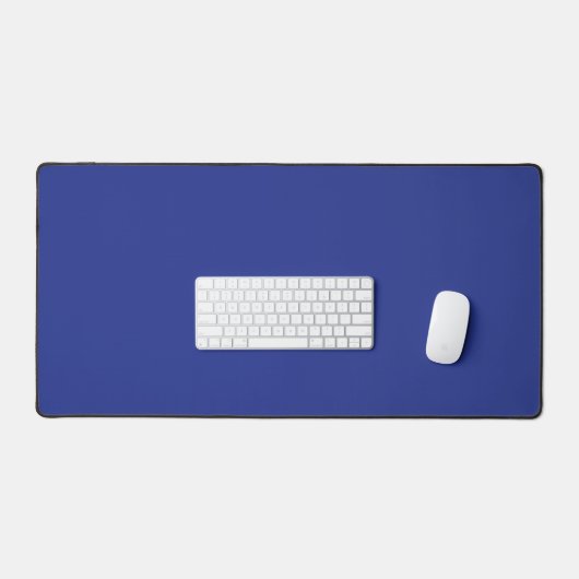 Solid Deep Blue Backdrop | Bold Minimalist Design (Clavier et souris)
