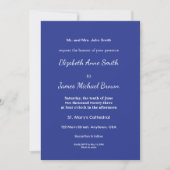 Solid Deep Blue Backdrop | Bold Minimalist Design Aankondiging (Voorkant)