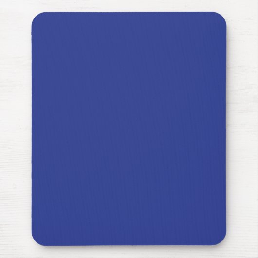 Solid Deep Blue Backdrop | Bold Minimalist Design Muismat (Voorkant)
