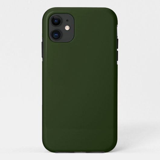 Solid deep forest green Case-Mate iPhone case (Achterkant)