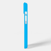 Solid Deep Sky Blue Modern Stijlvol Case-Mate iPhone Case (Achterkant / Links)