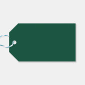 Solid Forest donkergroen Cadeaulabel (Achterkant Horizontaal)