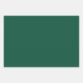Solid Forest donkergroen Inpakpapier Vel (Voorkant)