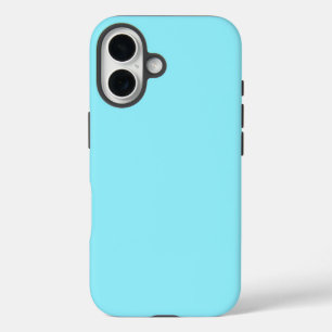 Solid Fresh Aqua Color iPhone 16 Hoesje