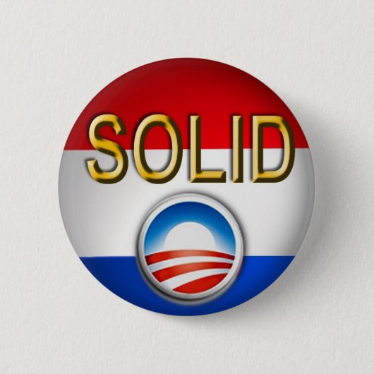 Solid Gold Ronde Button 5,7 Cm (Voorkant)