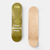 Solid Gold Skateboard (Voorkant)