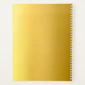 Solid Gold Spiral Notitieboek (Achterkant)