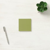 Solid Green kleur | Hex# 8D9440 Post-it® Notes (Kantoor)