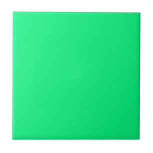 Solid, groen keramisch keramisch chassis tegeltje