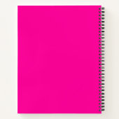 Solid Hot Roze Notitieboek (Achterkant)