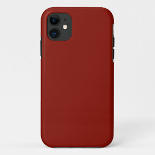 Solid Indian Red iPhone 11 Hoesje