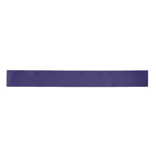 Solid Indigo Blauw Elegant Modern Minimalistisch E Lint (Voorkant)