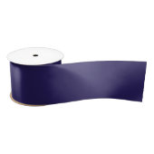 Solid Indigo Blauw Elegant Modern Minimalistisch E Lint (Spoel)
