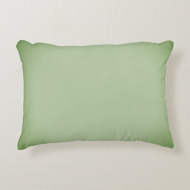 Solid Jade Green Celadon Accent Kussen (Voorkant)