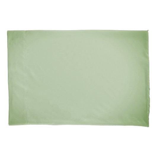 Solid Jade Green Celadon Kussensloop (Voorkant)