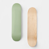 Solid Jade Green Celadon Skateboard (Voorkant)