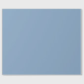 Solid kleurengewoon dusty blauw pastel cadeaupapier (Vlak)
