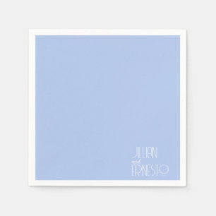 Solid Light Blue Lily of the Valley Custom Servet