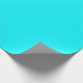 Solid Light Neon Aqua Cadeaupapier (Hoek)