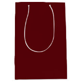 Solid Maroon, gekleurd Medium Cadeauzakje (Voorkant)