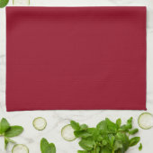 Solid Maroon Red Kitchen Towel Theedoek (Gevouwen)