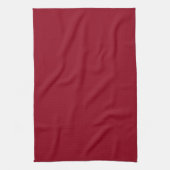 Solid Maroon Red Kitchen Towel Theedoek (Verticaal)