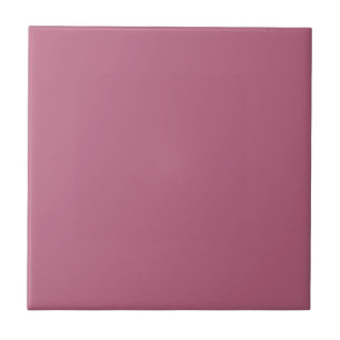 Solid Mauve Roze keramische tegel Tegeltje