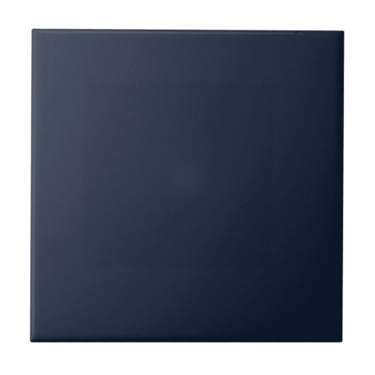 Solid Midnight Blue | #121d34 Tegeltje (Voorkant)
