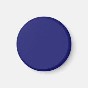 Solid Midnight Blue Color Minimalist Plain Magneet