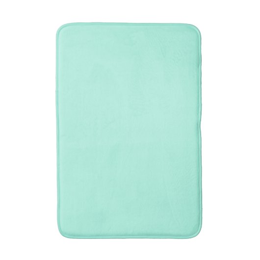 Solid Mint Green Bath Mat (Voorkant Verticaal)