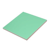 Solid Mint Green Ceramic Tegel Tegeltje (Zijkant)