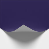 Solid Navy Blue Cadeaupapier (Hoek)