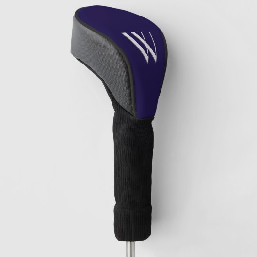 Solid Navy Blue Custom Golfheadcover (Schuin)