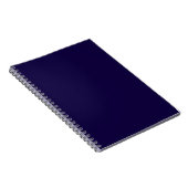 Solid Navy Blue Notitieboek (Rechterzijde)