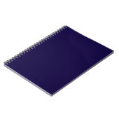 Solid Navy Blue Notitieboek (Linkerzijde)