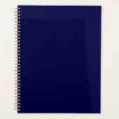 Solid Navy Blue Planner (Voorkant)