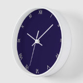 Solid Navy Blue Roman Numerals (Hoek)