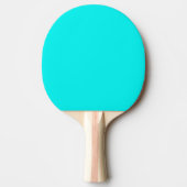 Solid neon bright aqua tafeltennisbatje (Voorkant)