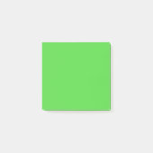 Solid Neon Groene Kleur | Hex# 53da3f Post-it® Notes (Voorkant)
