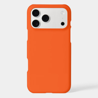 Solid neon orange