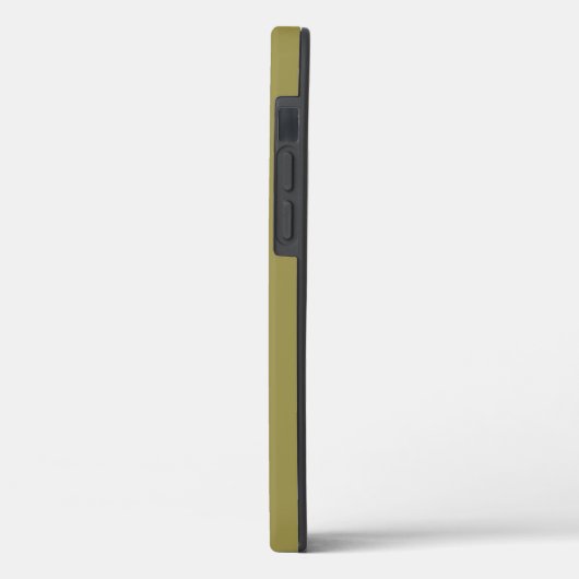 Solid Offbeat Green Custom Name Case-Mate iPhone Case (Achterkant / Links)